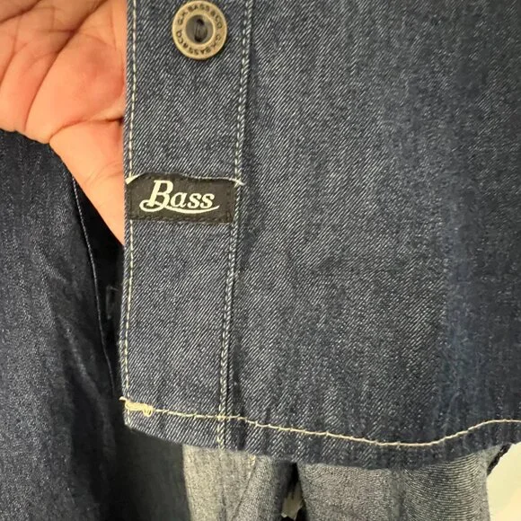 G.H. Bass & Co. Light Weight Chambray Sleeveless Dress Size XL - Picture 4 of 6